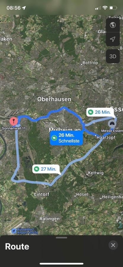 *City, Naehe Hbf, Kingsizebetten, Fitnessecke* 杜伊斯堡 外观 照片